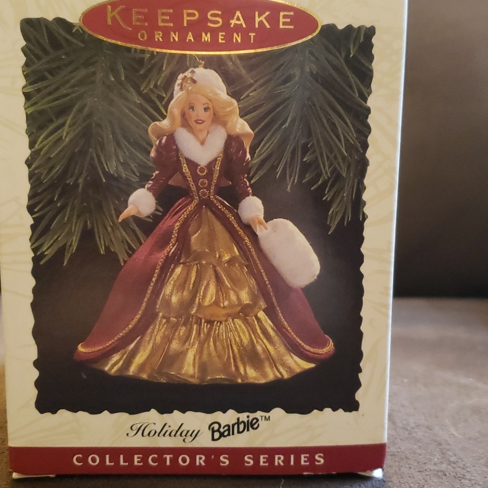 Holiday Barbie figurines/ornaments